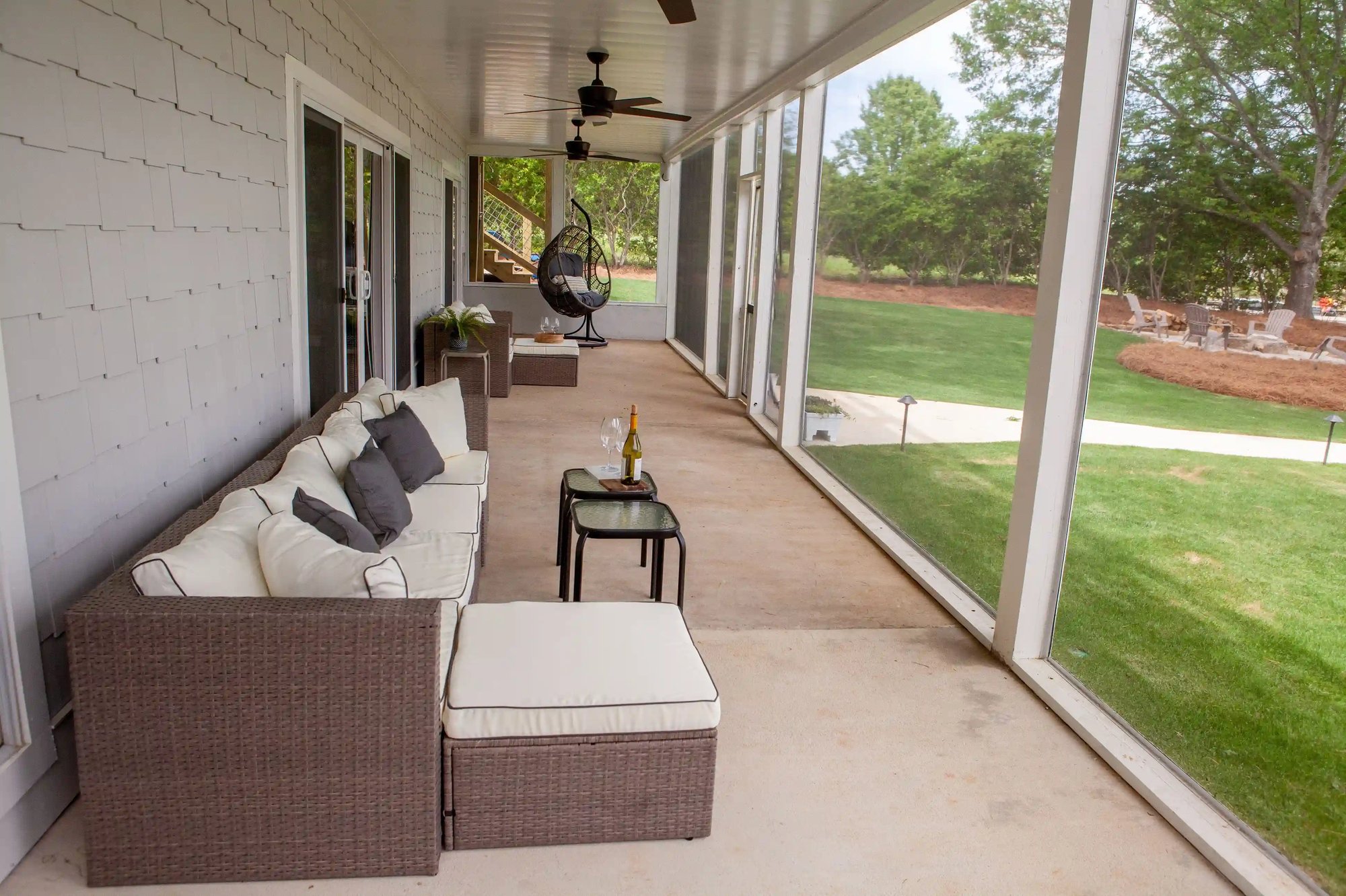 Downstairs Back Porch Overlooking Lakefront Property _ PAXISgroup Custom Home Builders in GA_11zon Downstairs Back Porch Overlooking Lakefront Property _ PAXISgroup Custom Home Builders in GA_11zon