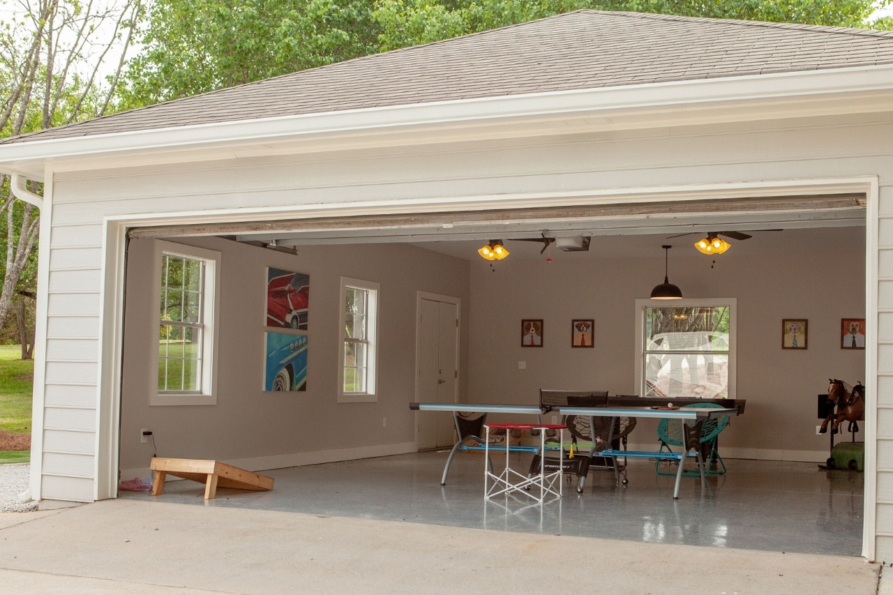 Remodeled Garage and Play Area at Lakefront Home Remodel Overlooking Lake Oconee | PAXISgroup Custom Home Builders in GA