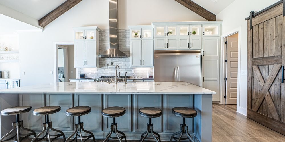 Stunning Neutral tone Kitchen in Lake Country Georiga