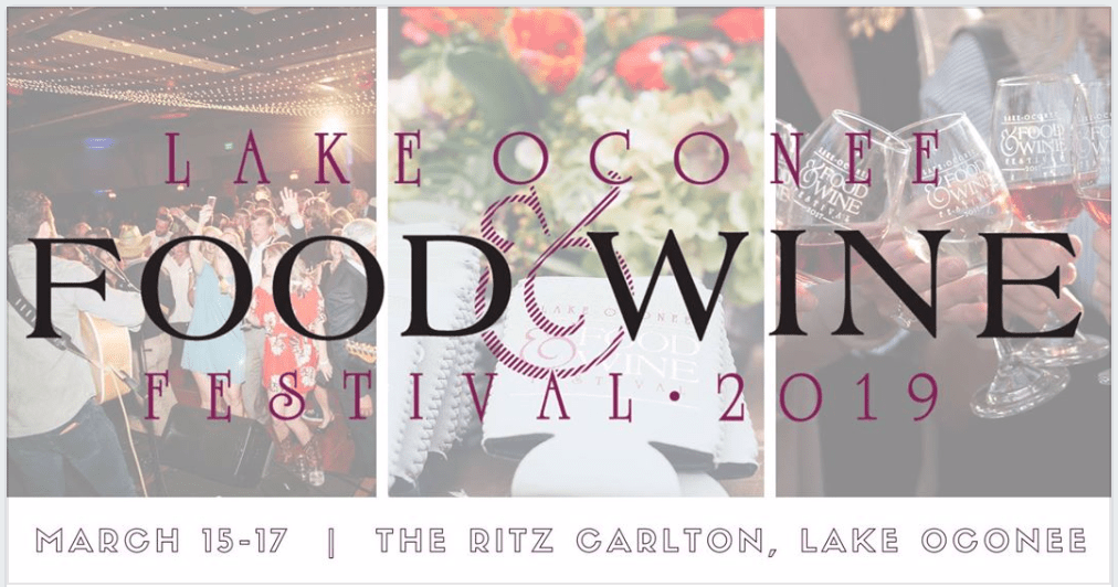 Sponsoring The 2019 Lake Oconee Food & Wine Festival