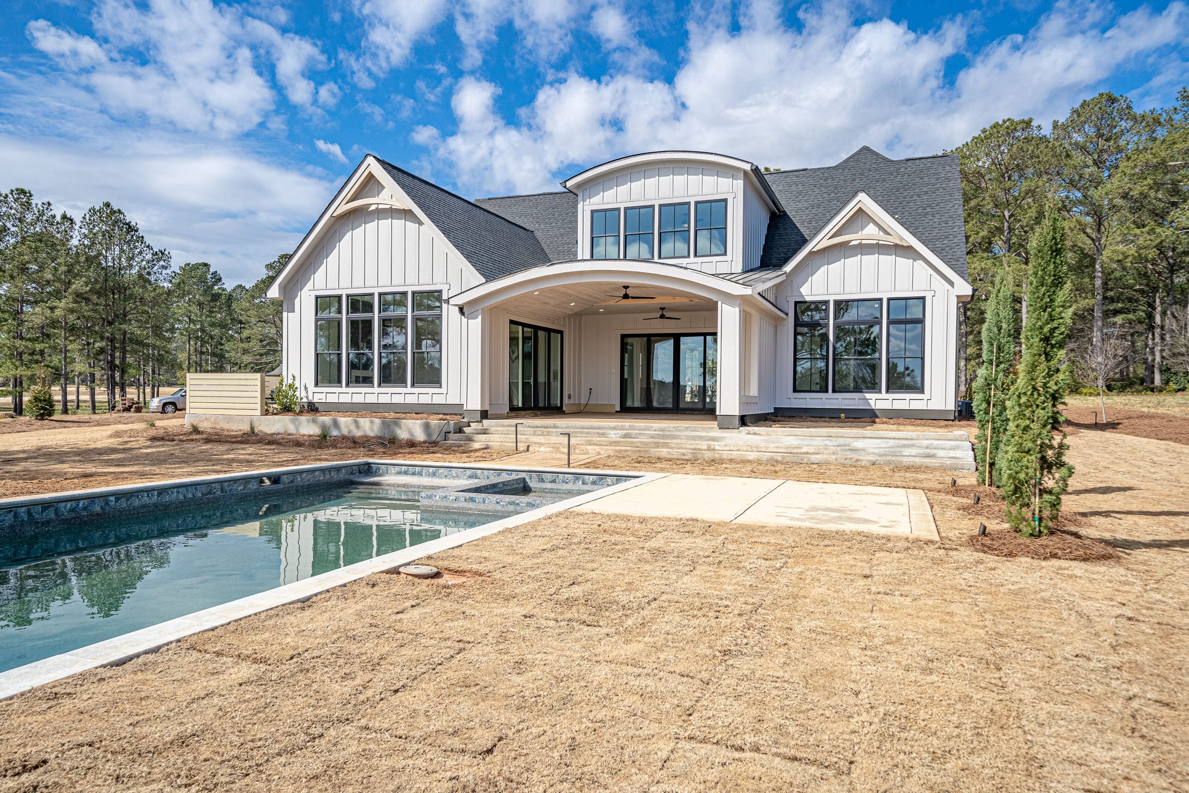 Outdoor Seating Area and View of Gorgeous Large Windows |PAXISgroup