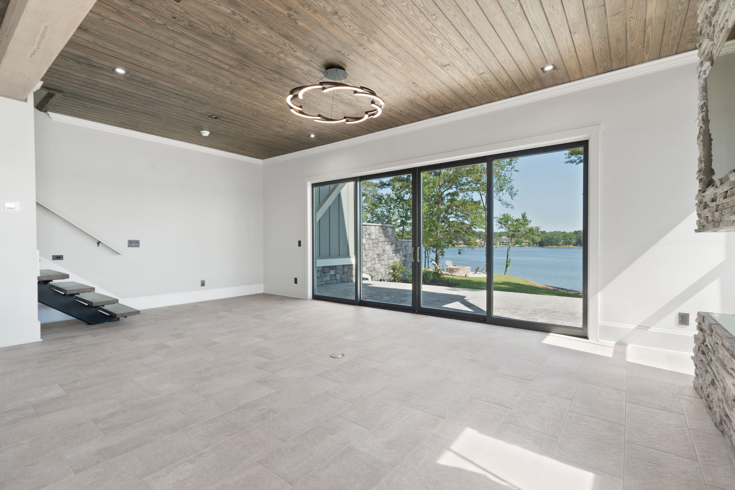 Living Room View with Sliding Patio Doors |PAXISgroup