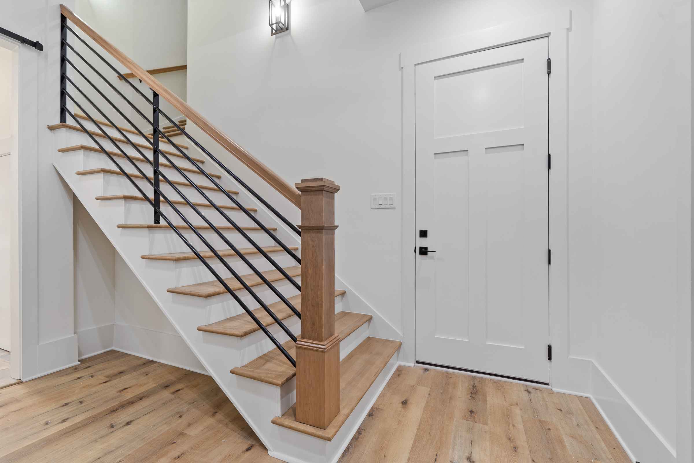Paxis Indian Trail staircase, custom railing | Paxisgroup